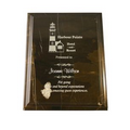 8" Plaque w/ Fancy Beveled Edges